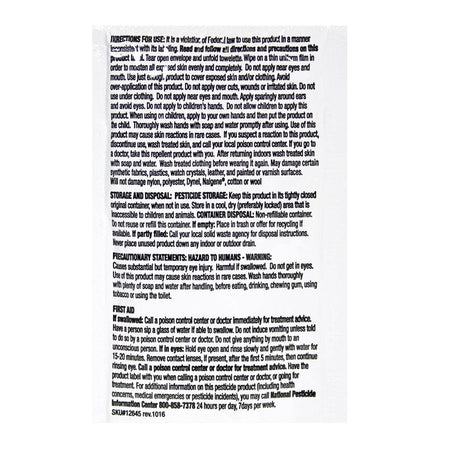 BugX 30% Deet Insect Repellent Towelette - All Travel Sizes