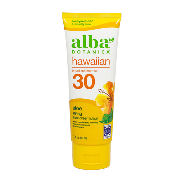 Alba Botanica Hawaiian Island Vibe Sunscreen  SPF30 - 3 oz.