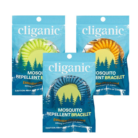 Cliganic Mosquito Repellent Bracelet - Pack of 1 - All Travel Sizes