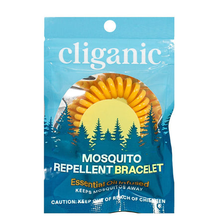 Cliganic Mosquito Repellent Bracelet - Pack of 1 - All Travel Sizes