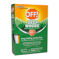 Off Deep Woods Insect Repellent Towelettes - Pack of 1 Foil Packet - All Travel Sizes