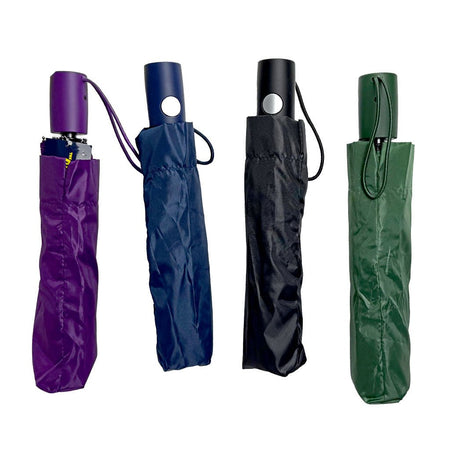 Weather Zone Umbrella Windproof Auto Super Mini 880, Assorted Solid Colors - 42" - All Travel Sizes