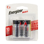 Energizer Max C Batteries - Card of 2