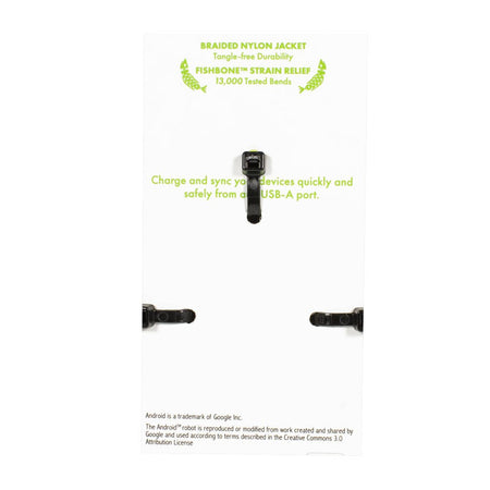 Hottips Elite Micro USB Charge & Sync Cable - 4 ft. - All Travel Sizes