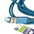 Hottips Braided Cable With Micro USB Connector - 10 ft. - All Travel Sizes