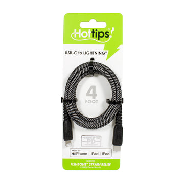 Hottips USB-C to Lightning Connector - 4 ft.
