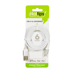 Hottips Charger & Sync MFI Lightning Cable - 6 feet