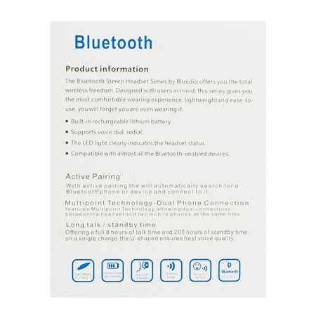 Remax Wireless Handsfree Bluetooth Headset with Mic - All Travel Sizes