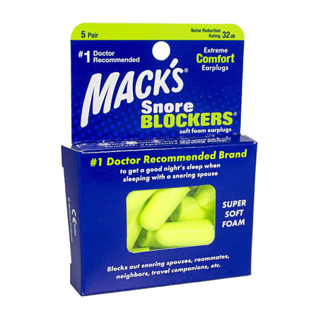Snore Blocker Wholesale Mack's Snore Blockers Extreme Comfort Earplugs - 5 pairs ...