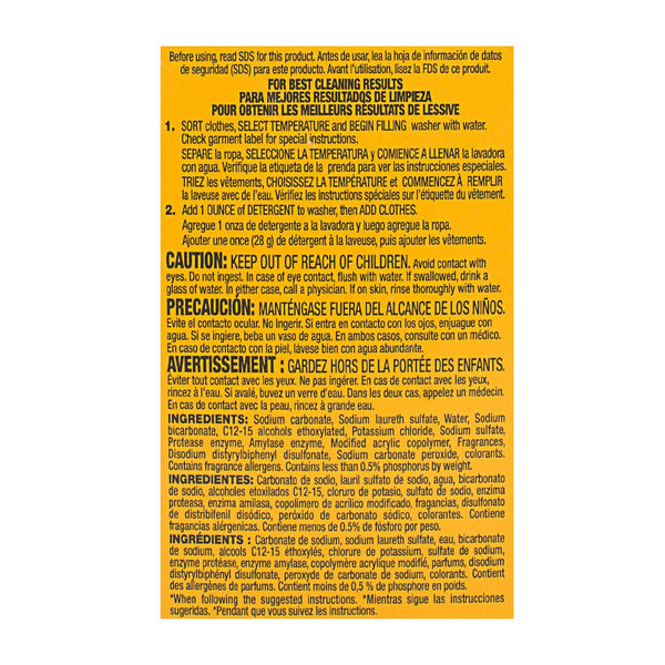 Arm & Hammer Plus OxiClean 2 Loads HE Laundry Detergent - 2 oz.