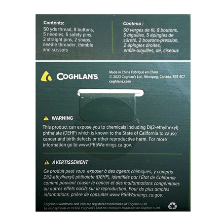 Coghlan's Sewing Kit - All Travel Sizes