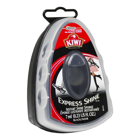 Kiwi Black Express Shoe Shine Sponge - 0.23 oz. - All Travel Sizes