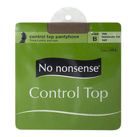 zzDISCONTINUED No Nonsense Control Top Pantyhose Tan B