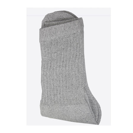 Unisex Gray Crew Sport Socks - 82440 - 1 pair (individually bagged and hangable) 82440 - 00 is a bulk pack of 12 (not individually wrapped) - All Travel Sizes
