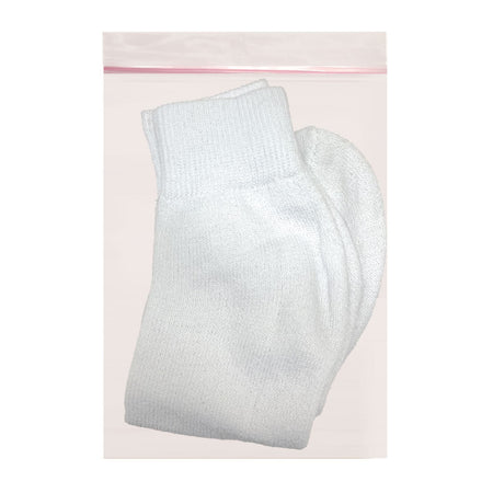 Women's Quarter Cotton Blend Sport Socks item 82463 - is 1 pair individually bagged and hangable. Item 82463 - 00 - is a bulk pack of 12 pairs (not individually bagged or hangable.) - All Travel Sizes