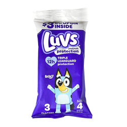 Luvs Platinum Diapers Size 4 - 3ct