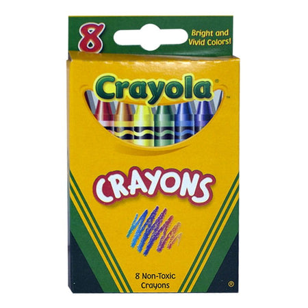 Crayola Crayons - Box of 8 - All Travel Sizes