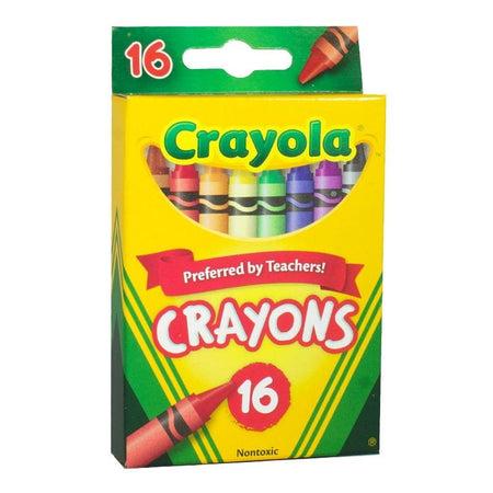 Crayola Crayons - Box of 16 - All Travel Sizes