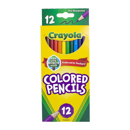 Crayola Colored Pencils - Box of 12 - All Travel Sizes