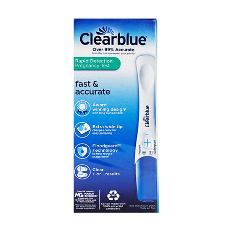 Clearblue Rapid detection Pregnancy Test - All Travel Sizes