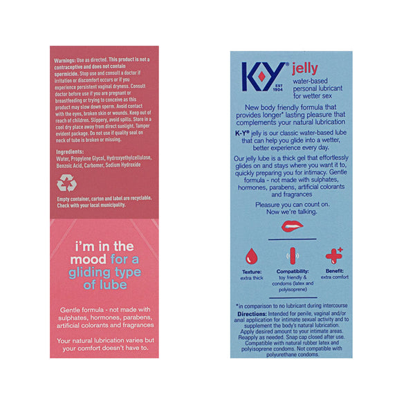 K-Y Jelly Personal Lubricant - 2 oz.