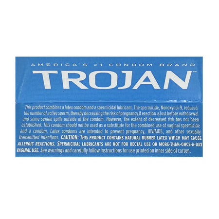 Trojan Enz Spermicidal Condoms - Box of 3 - All Travel Sizes