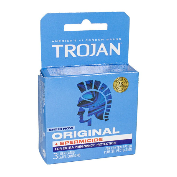 Trojan - Enz Spermicidal Latex Condoms