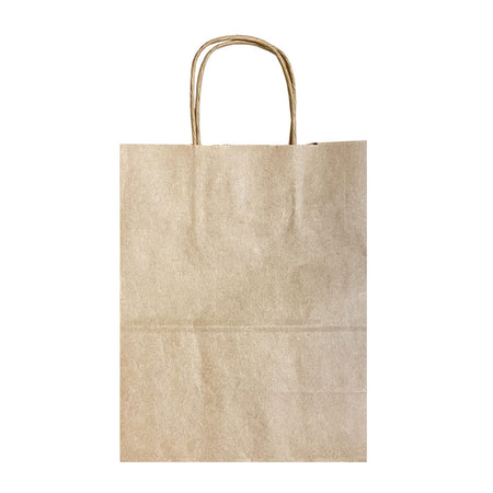 Kraft Paper Shopping Bag 8 x 4 1⁄2 x 10 1⁄4" - All Travel Sizes