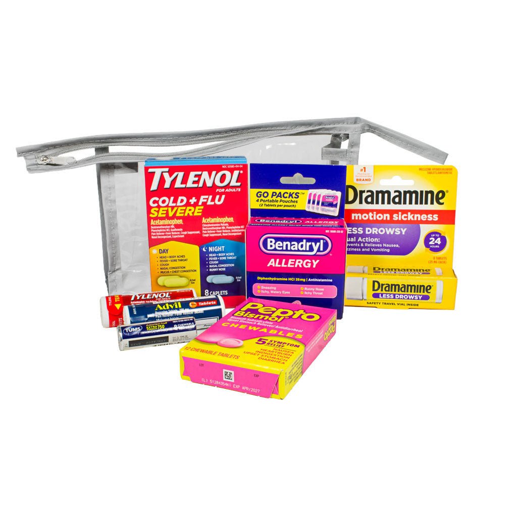 Wholesale OTC Extensive Medication Kit – All Travel Sizes