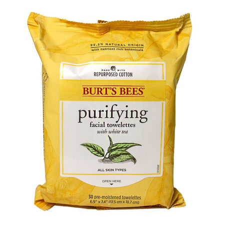Burt's Bees Facial Cleansing Towelettes - Pack of 30 - All Travel Sizes