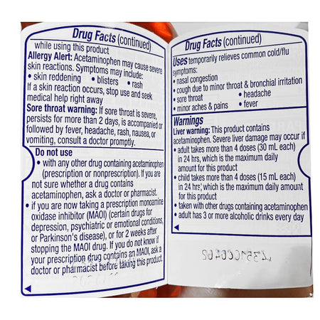 Dayquil Cold & Flu - 4 oz. - All Travel Sizes