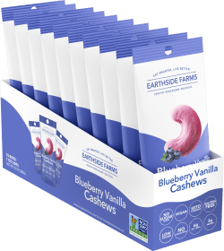 Earthside Farms Blueberry Vanilla Cashews - 1.5 oz - All Travel Sizes