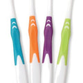 Freshmint Adult Rubber Handle Toothbrush - All Travel Sizes