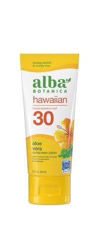 Alba Botanica Hawaiian Island Vibe Sunscreen  SPF30 - 3 oz.