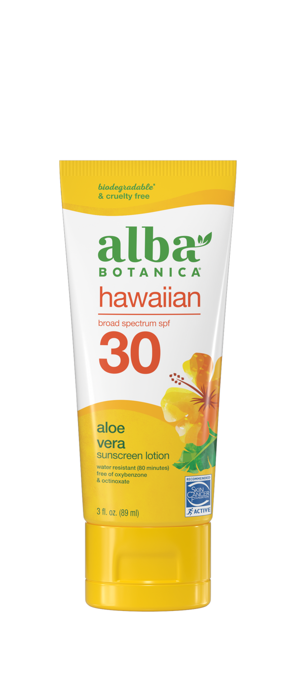 Alba Botanica Hawaiian Island Vibe Sunscreen  SPF30 - 3 oz.