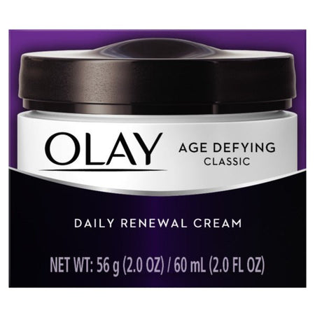 Olay Age Defying Daily Renewal Cream - 2.0 oz. jar - All Travel Sizes