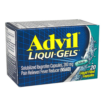 Advil Ibuprofen Liqui-Gels Box - Box of 20