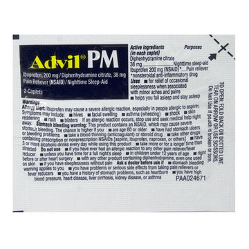 Advil PM Ibuprofen - Pack of 2