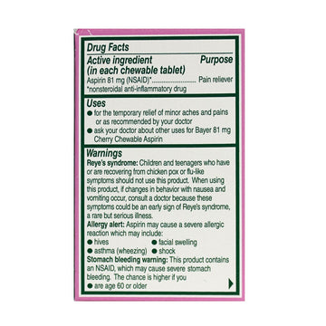 Bayer Low Dose Aspirin - Box of 36