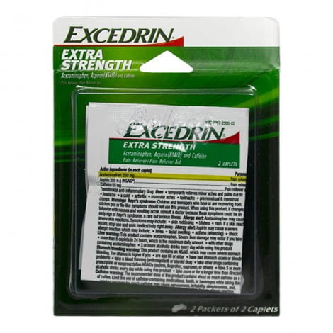  Excedrin Extra Strength Pain Relief Caplets For