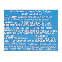 Vicks Baby Rub Non-Medicated Soothing Chest Rub Ointment - 1.76 oz.