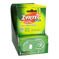 Zyrtec 24 Hour Allergy Relief - Box of 3
