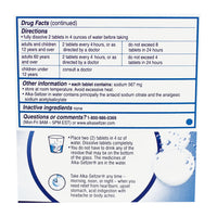 Alka-Seltzer Antacid & Pain Relief - Card of 4