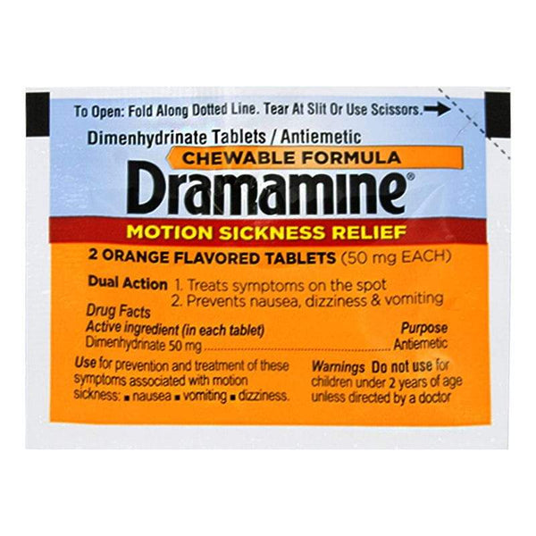 Dramamine Motion Sickness Relief Tablets - Pack of 2