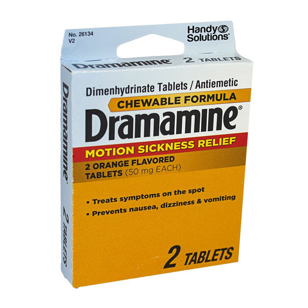 Dramamine Motion Sickness Relief Tablets - Box of 2
