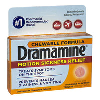 Dramamine Motion Sickness Relief Chewables - Box of 8
