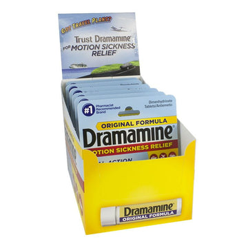 Dramamine Motion Sickness Relief Tablets - Vial of 12