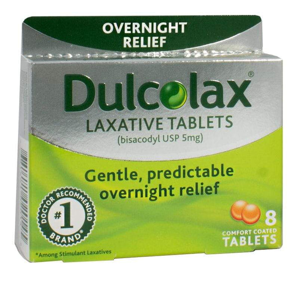 zzDISCONTINUED Dulcolax Laxative Tablets - Box of 8