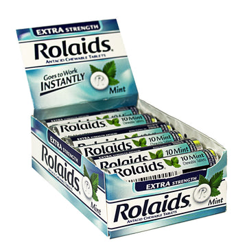 zzDISCONTINUED Rolaids Extra Strength Mint Chewable Antacid - Roll of 10