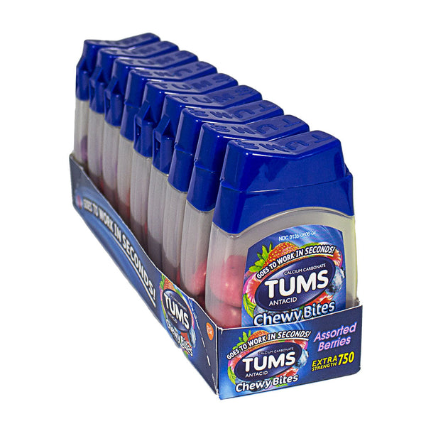 Tums Chewy Bites Mixed Berry – Bottle of 8
